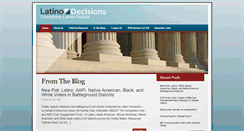 Desktop Screenshot of latinodecisions.com