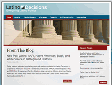 Tablet Screenshot of latinodecisions.com
